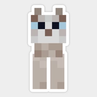 Minecraft Ragdoll Cat Sticker